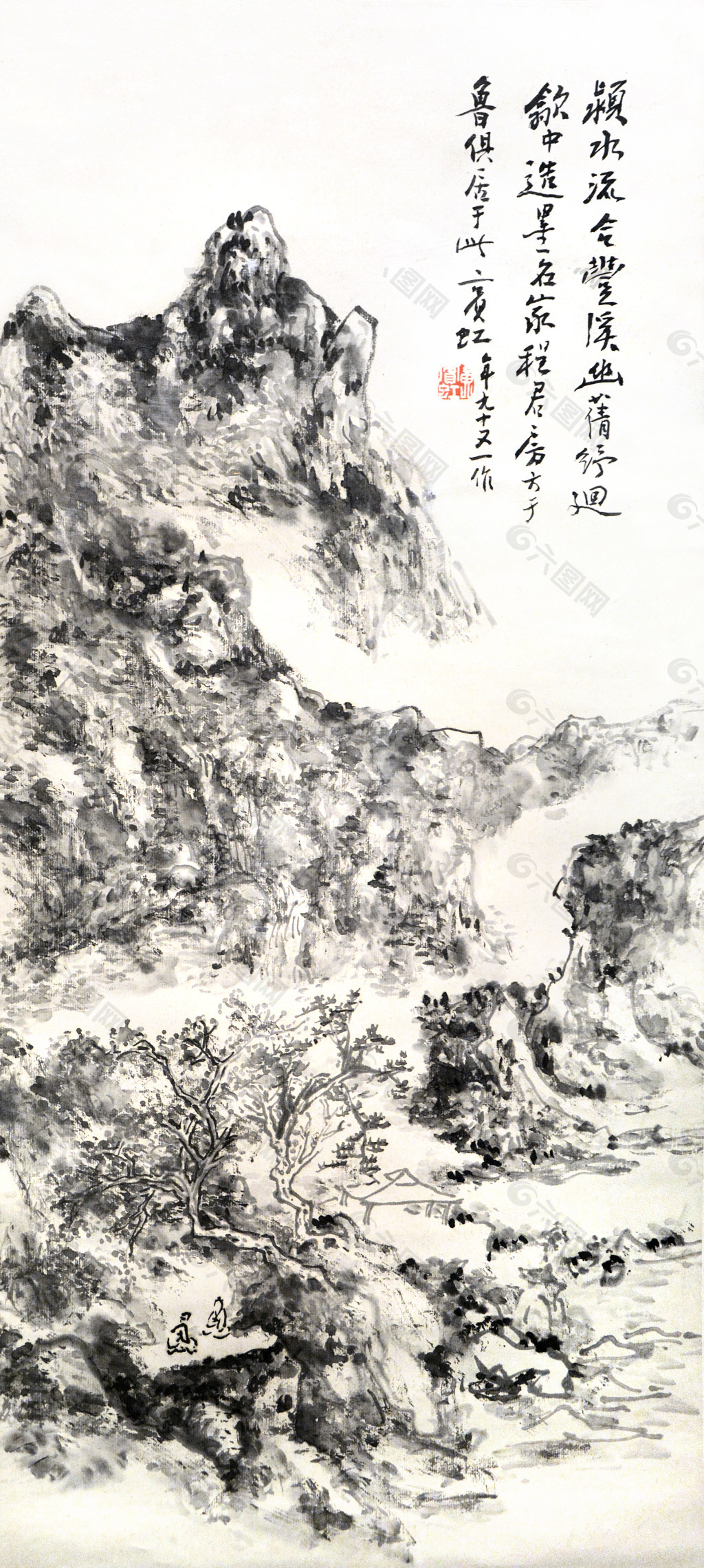 中国画水墨画