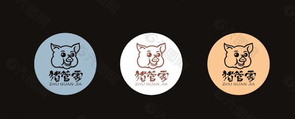 猪标志 猪图形 猪图标图片