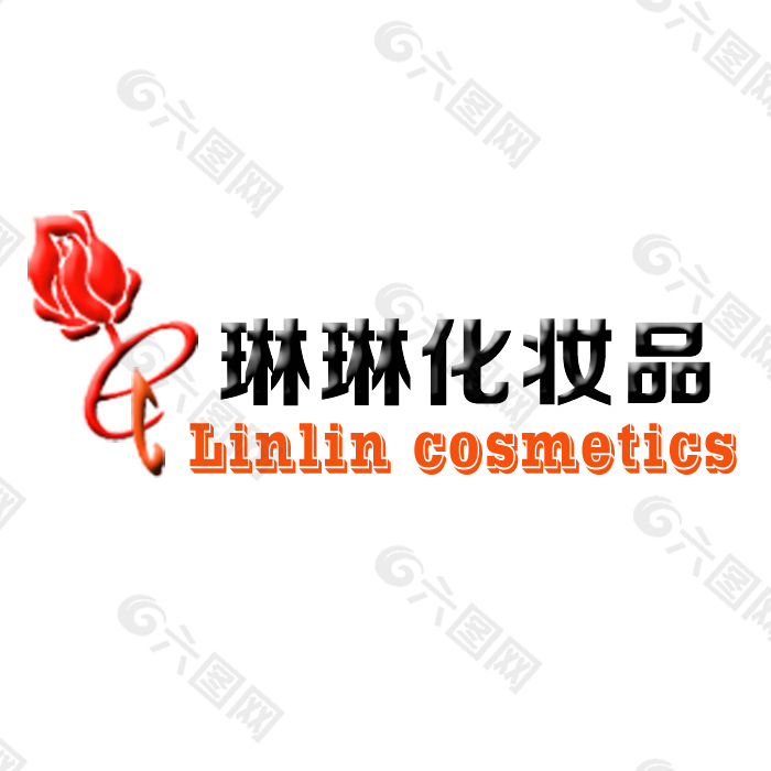 淘宝开店logo设计琳琳化妆品水印SY