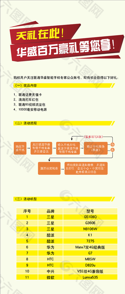 联通小单页图片