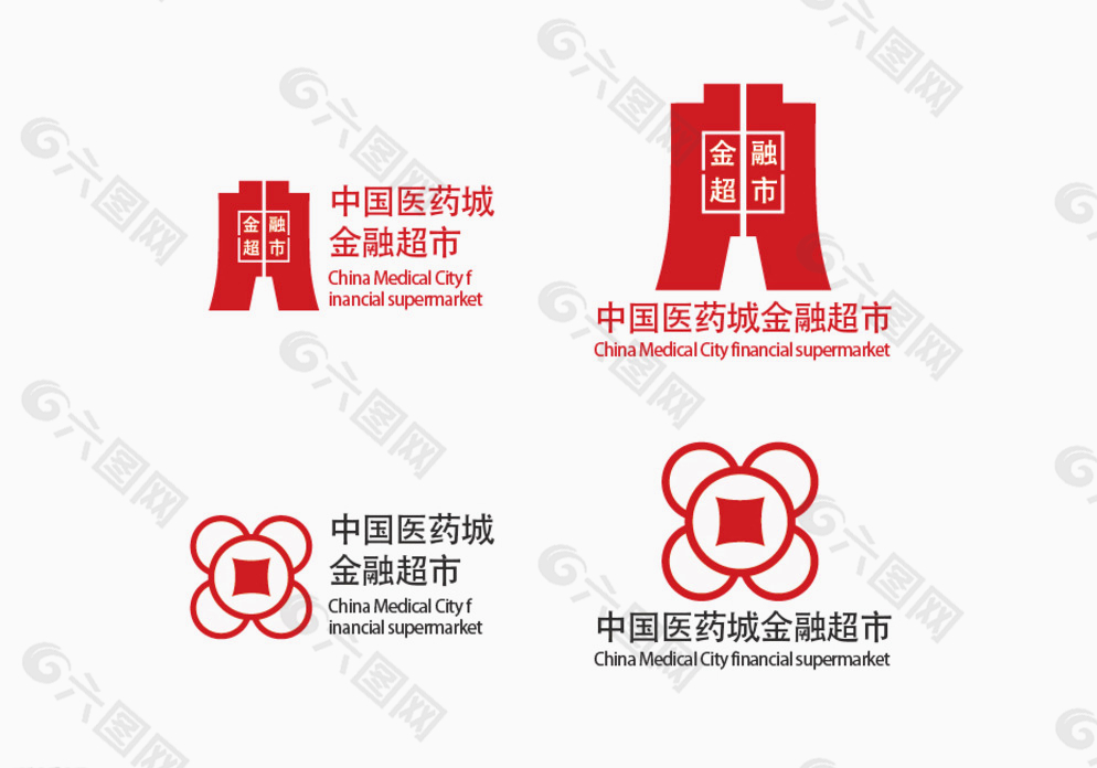 金融超市logo设计图片