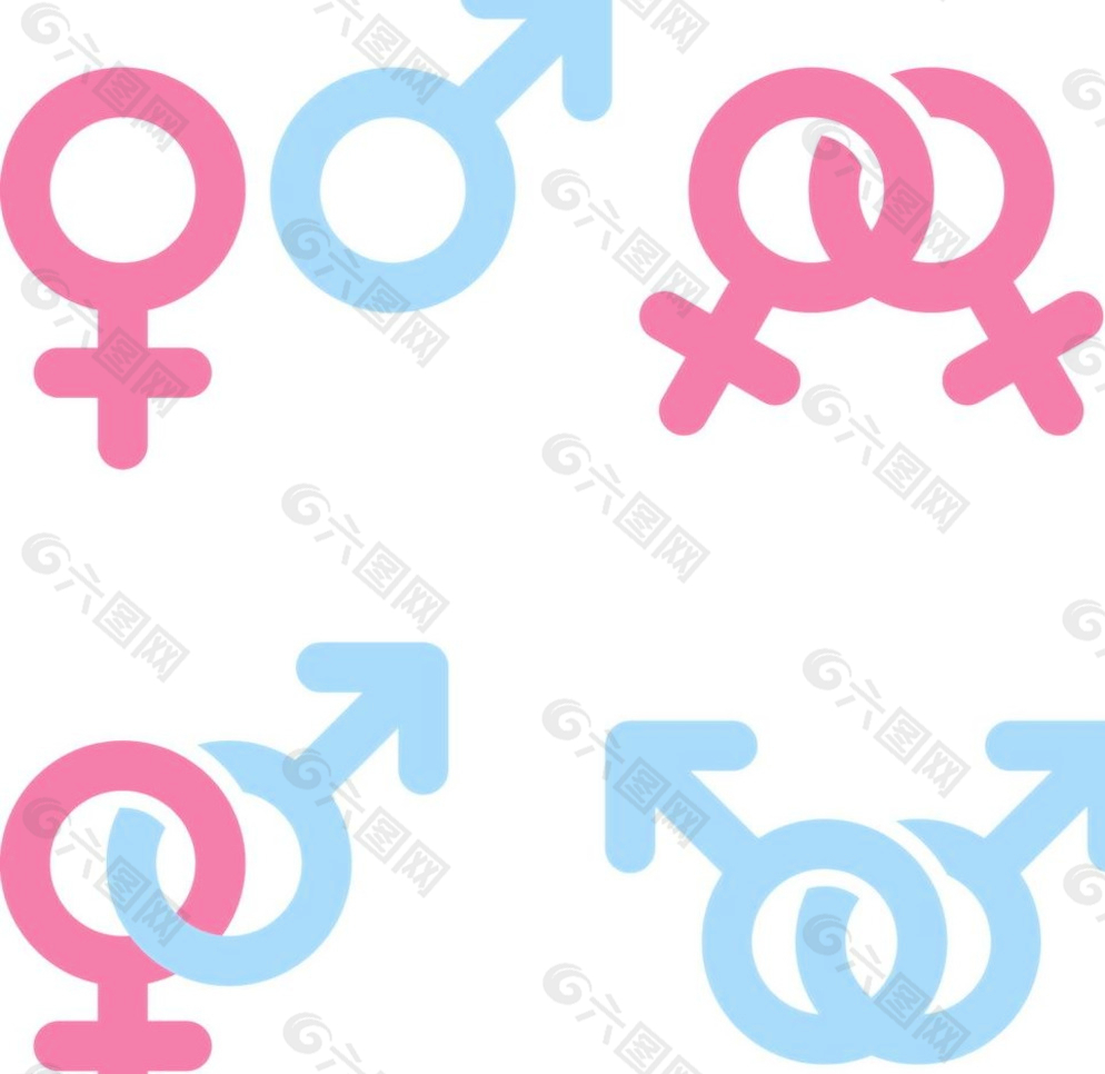 男生女生符号的标志图片