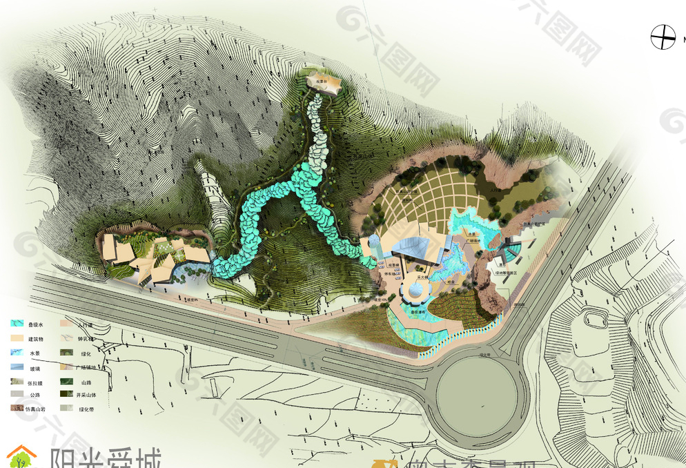 阳光舜城总平面图图片