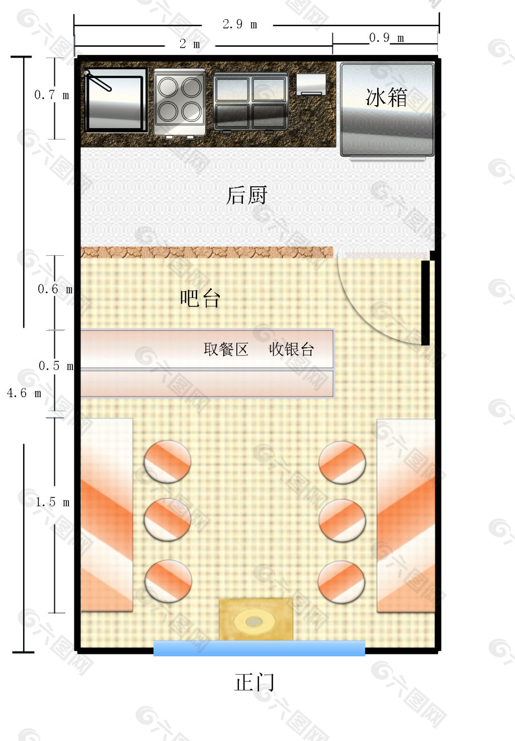 店面设计平面图