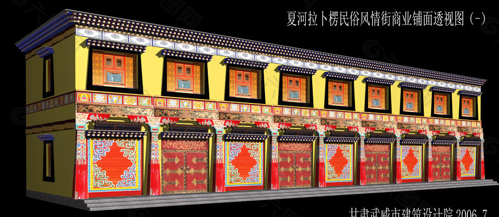 藏族的房子图片
