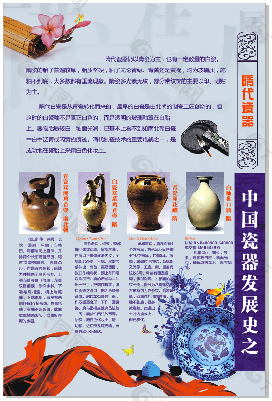 瓷器展板