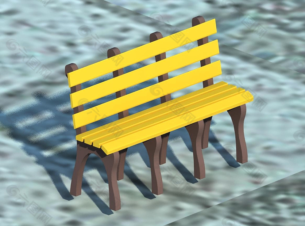 椅子3D模型图片