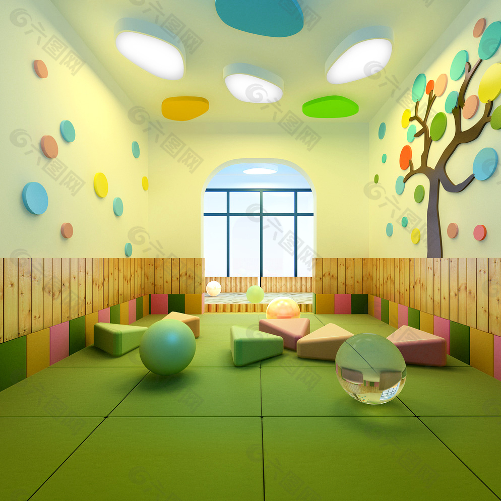 幼儿园活动室图片