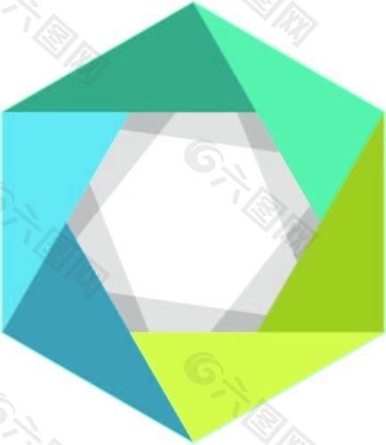 六角形设计元素素材免费下载 图片编号 六图网