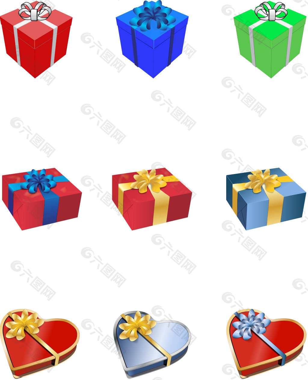 礼物包装礼品盒心型盒