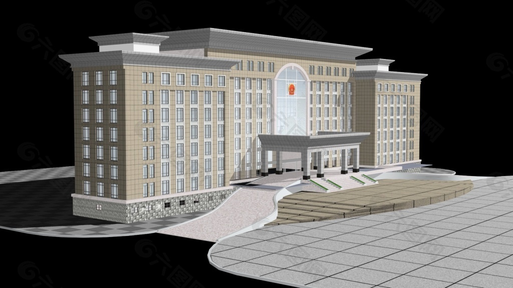 行政大楼模型