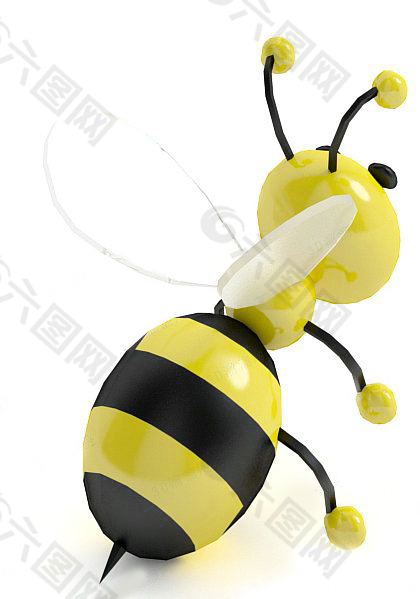 3DMAX蜜蜂模型