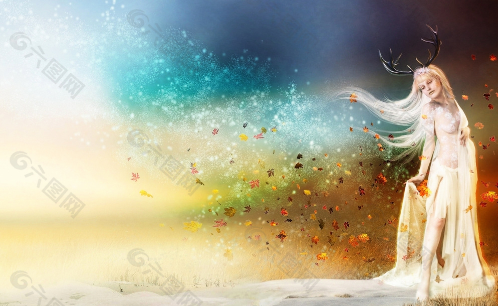 梦幻动漫少女图片