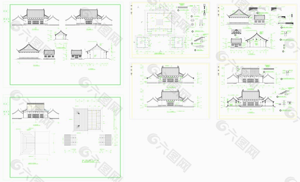财神殿全套施工图