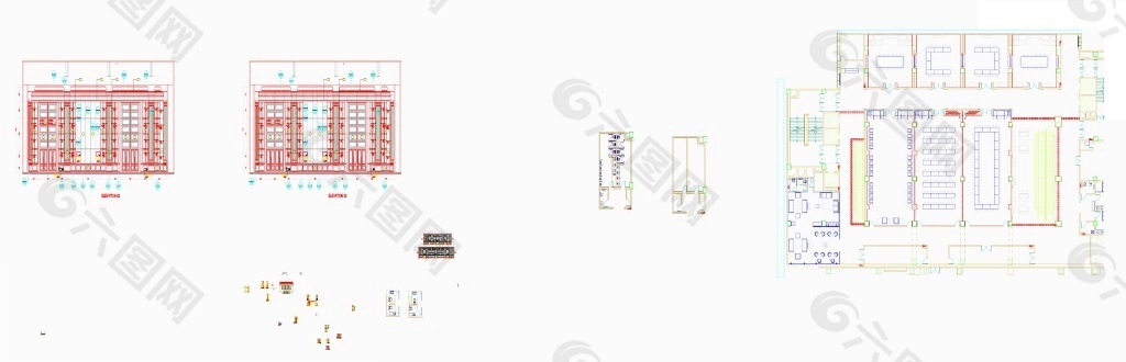 门剖面大样图