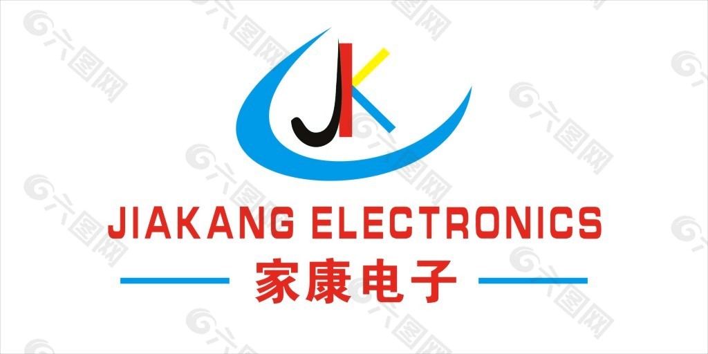 惠州市家康电子logo