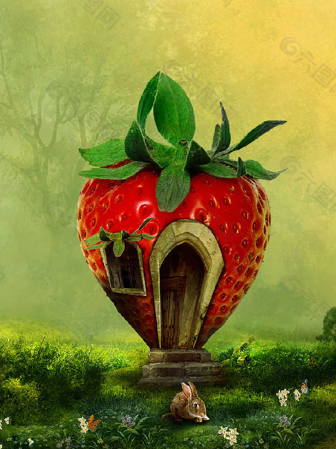 草莓屋创意设计