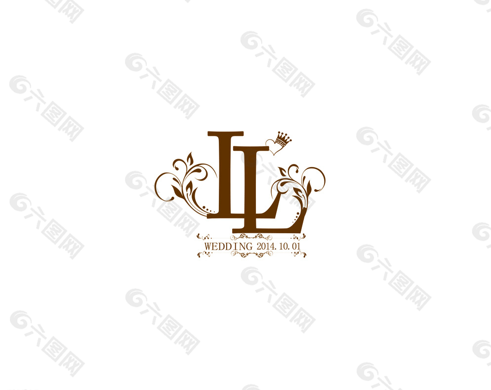 LL字母LOGO图片