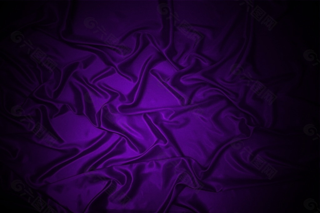 紫色丝绸面料背景图片