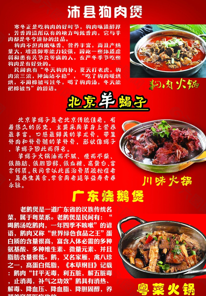 冬季狗肉火锅图片