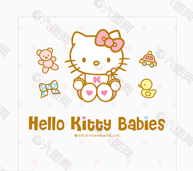 可爱卡通hello kitty 素材