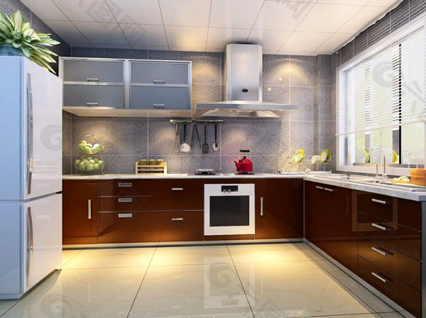厨房3D模型免费下载