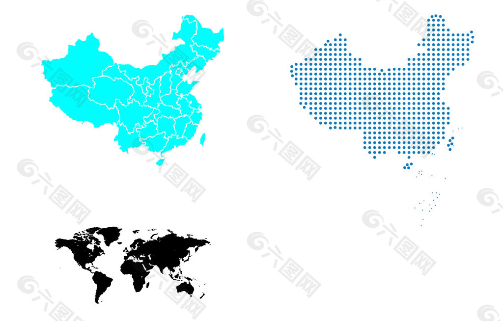 中国地图png图标