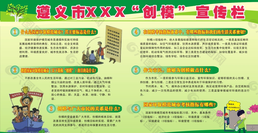 创模宣传栏图片