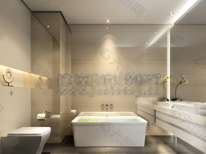 浴室3D模型免费下载