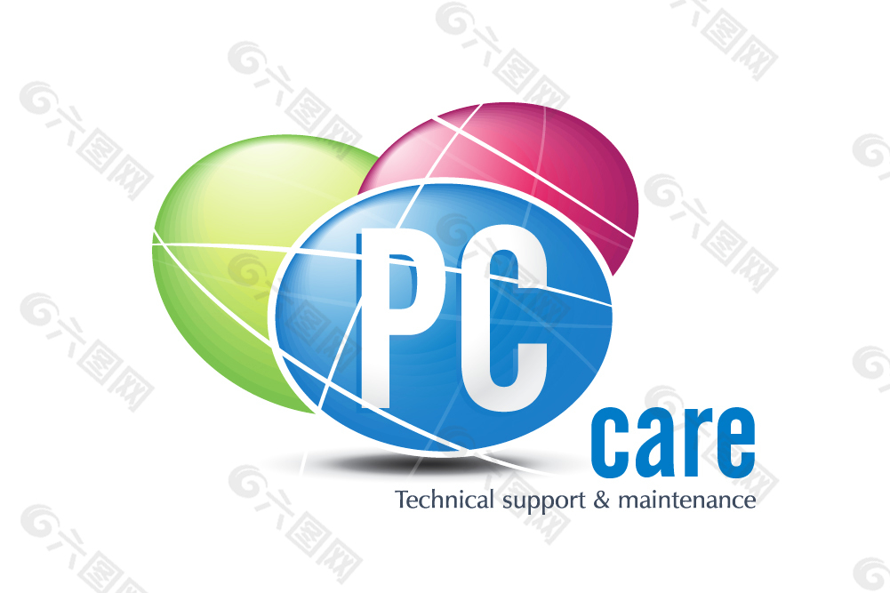 电脑科技logo设计图片