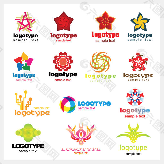 五角星Logo素材图片