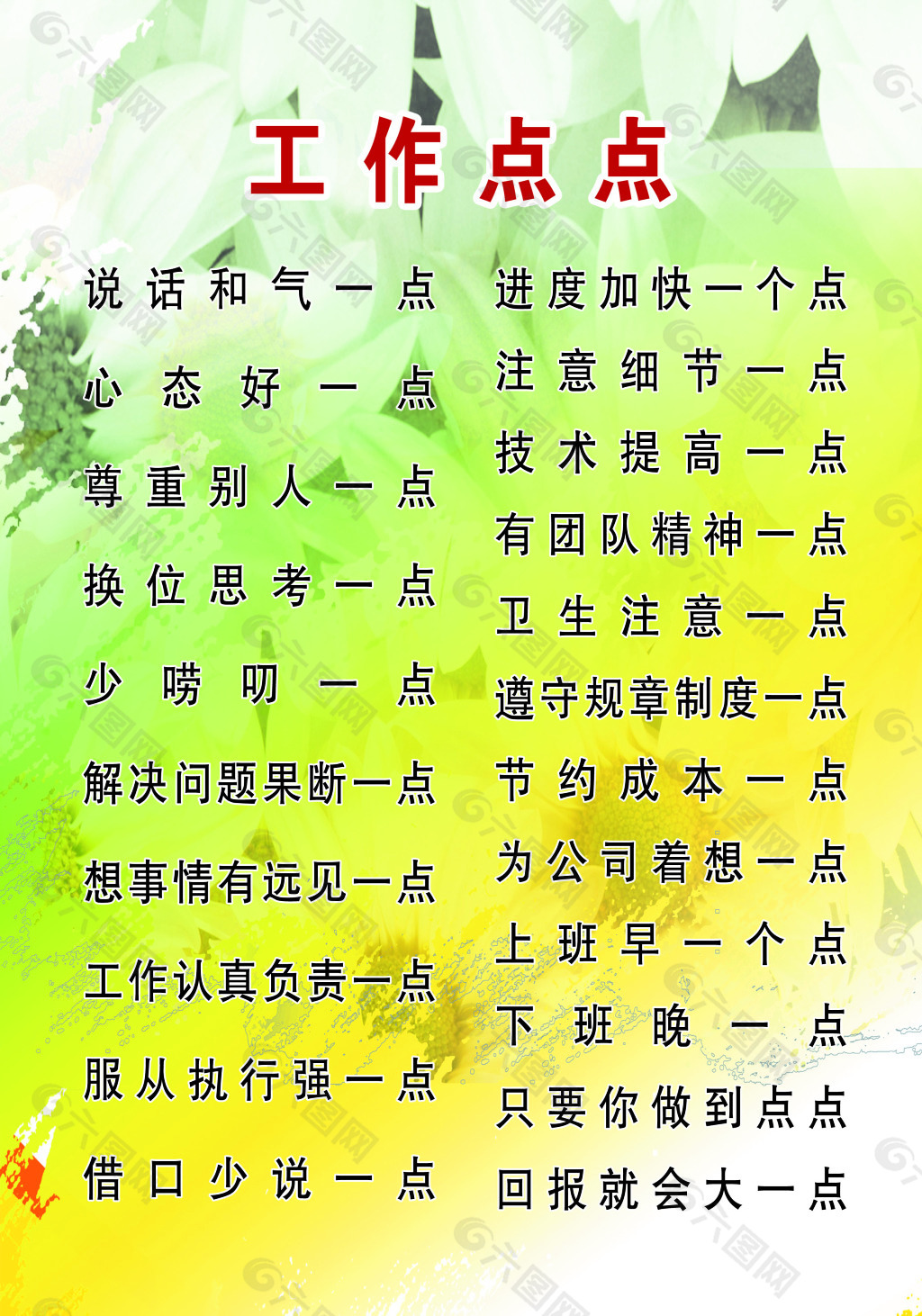 工作点点