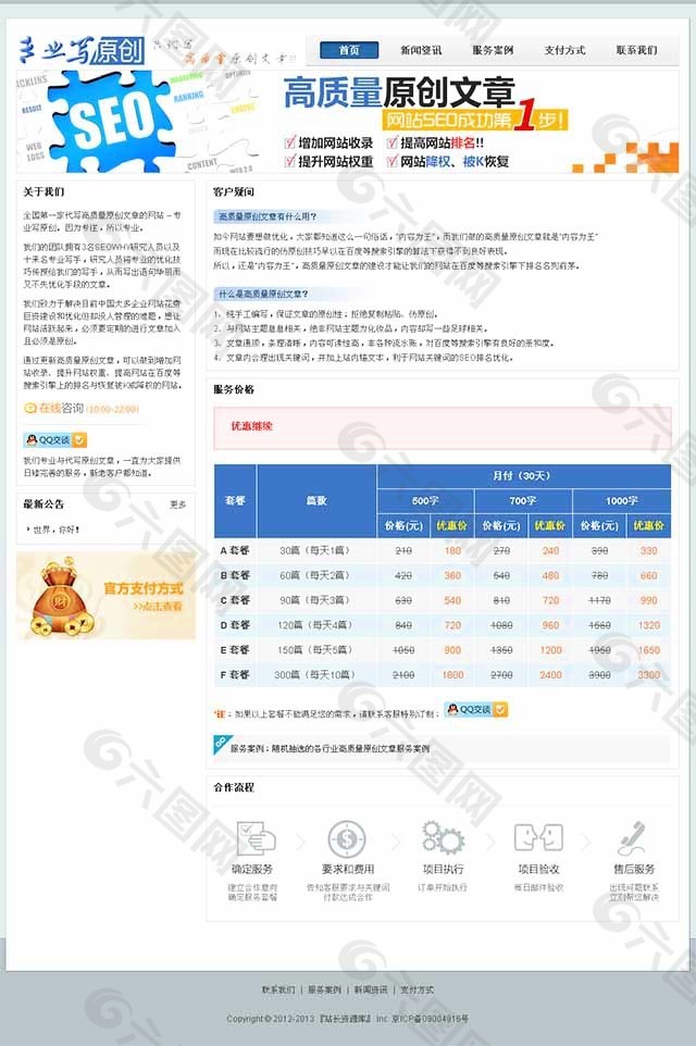 小型企业或工作室高转化主题