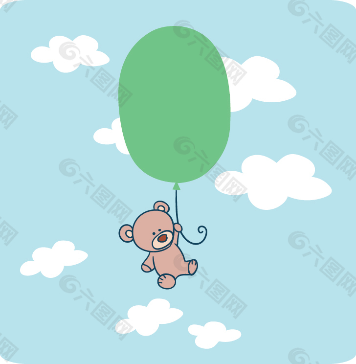 气球小熊