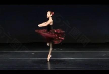 女孩芭蕾舞优雅舞蹈