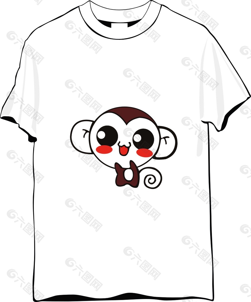 小猴纪念T恤设计