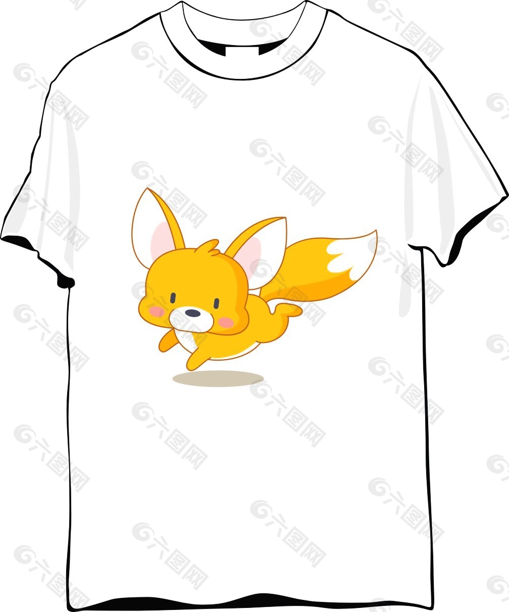 狐狸纪念T恤设计