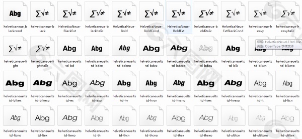 helveticaneue Fonts