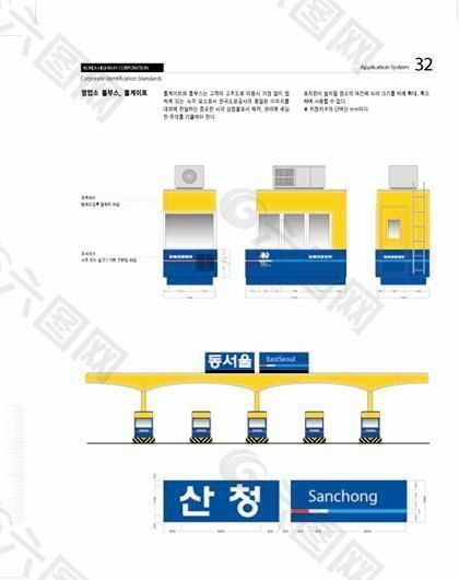 韩国道路公社应用矢量VI素材