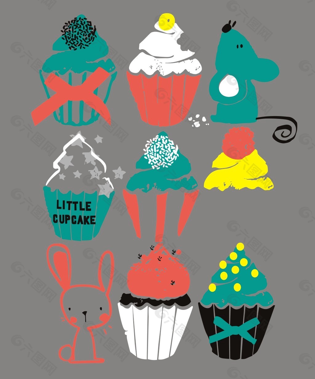 吃杯形蛋糕的老鼠 向量例证. 插画 包括有 剪贴薄, 例证, 图象, 生日, 敌意, 野生生物, 喜悦, 愉快 - 63569142