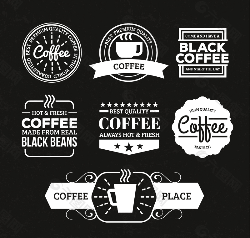 优质咖啡标签