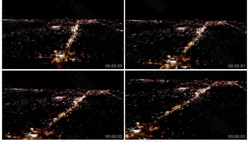 城市灯光视频素材