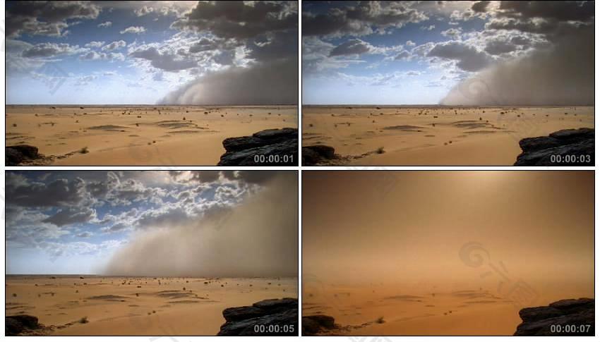 沙漠风光视频素材