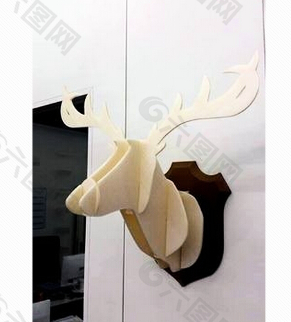 装饰鹿3D打印模型
