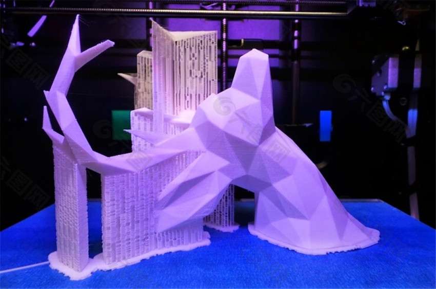 鹿头3D打印模型