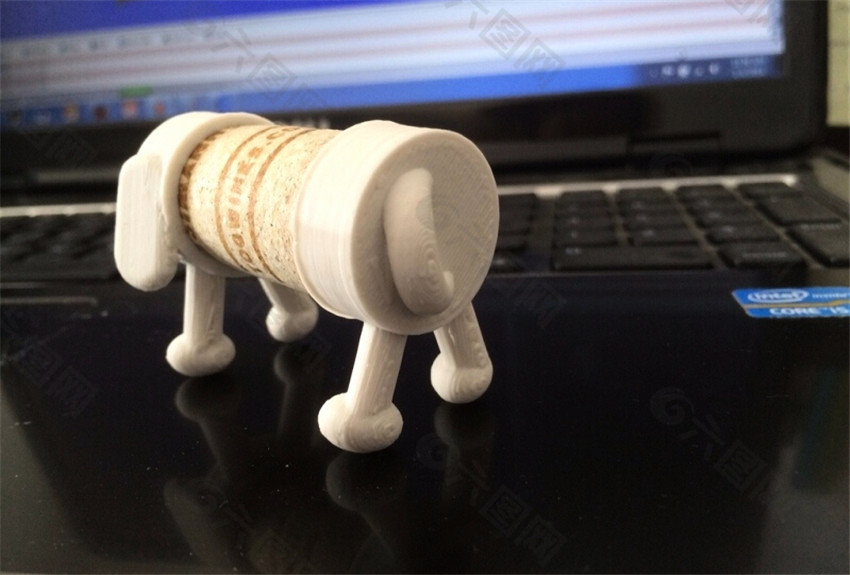 软木小狗3D打印模型