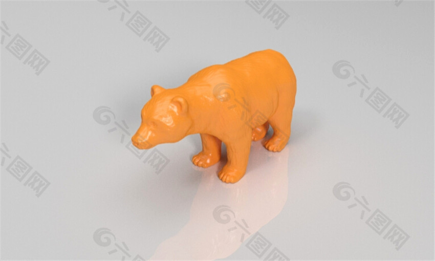 熊3D打印模型
