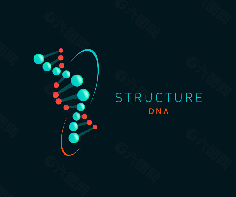 科技分子球体标志