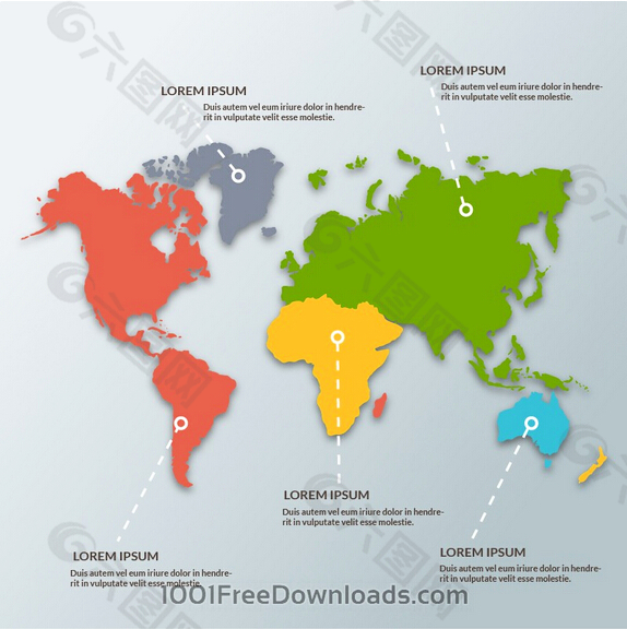 矢量地图 世界地图