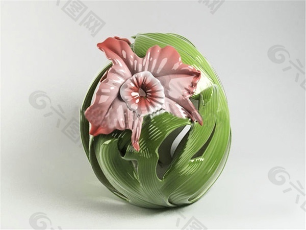艺术花瓶3D模型